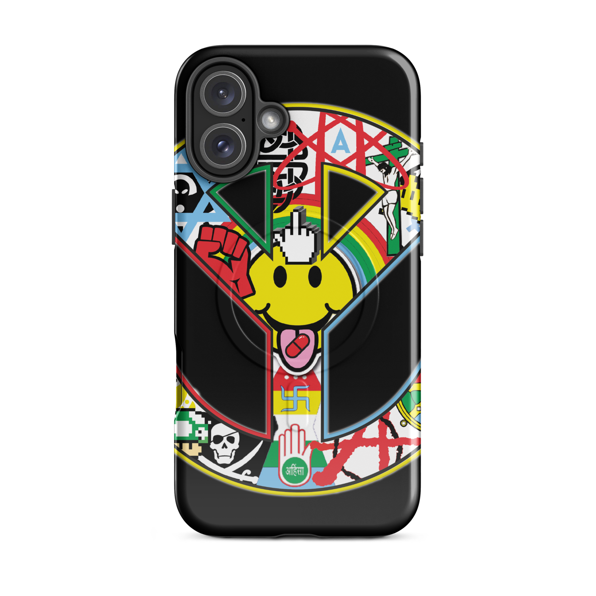 Holy Chaos tough MagSafe iPhone case by Robin Gnarly — view 10
