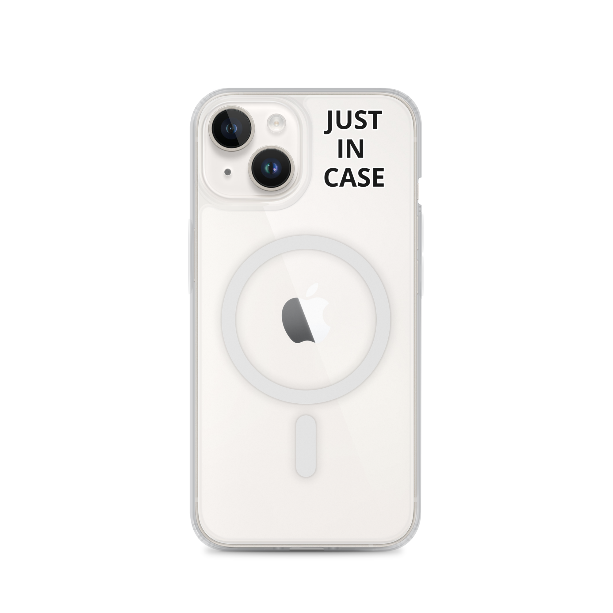Just In Case clear MagSafe iPhone case by Robin Gnarly — view 4