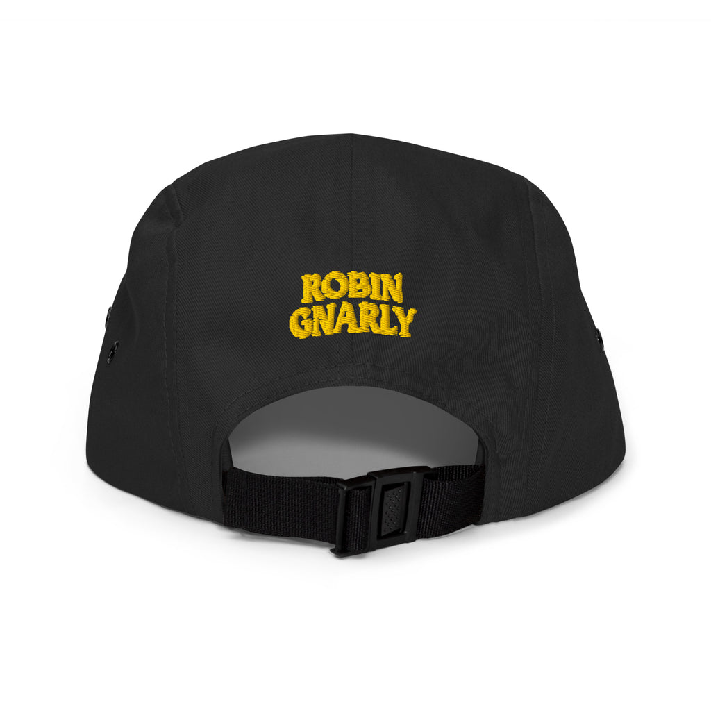 Amateur Adult five panel cap by Robin Gnarly — black, back