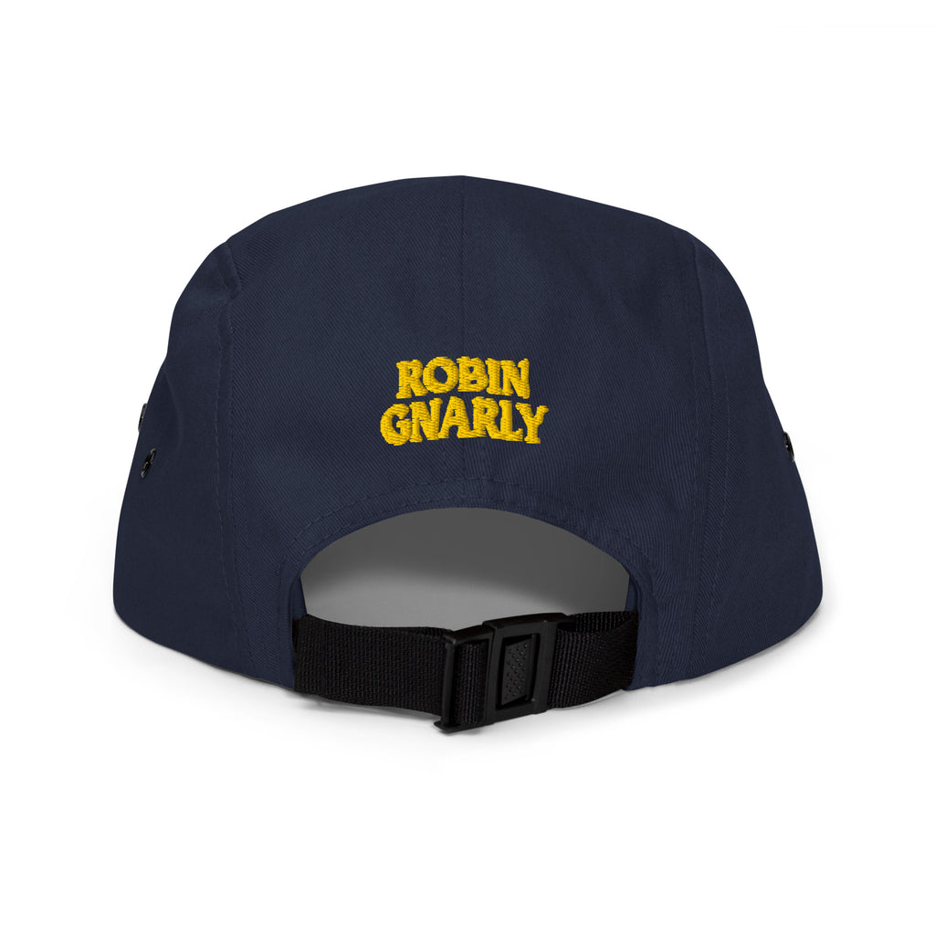 Amateur Adult five panel cap by Robin Gnarly — navy, back