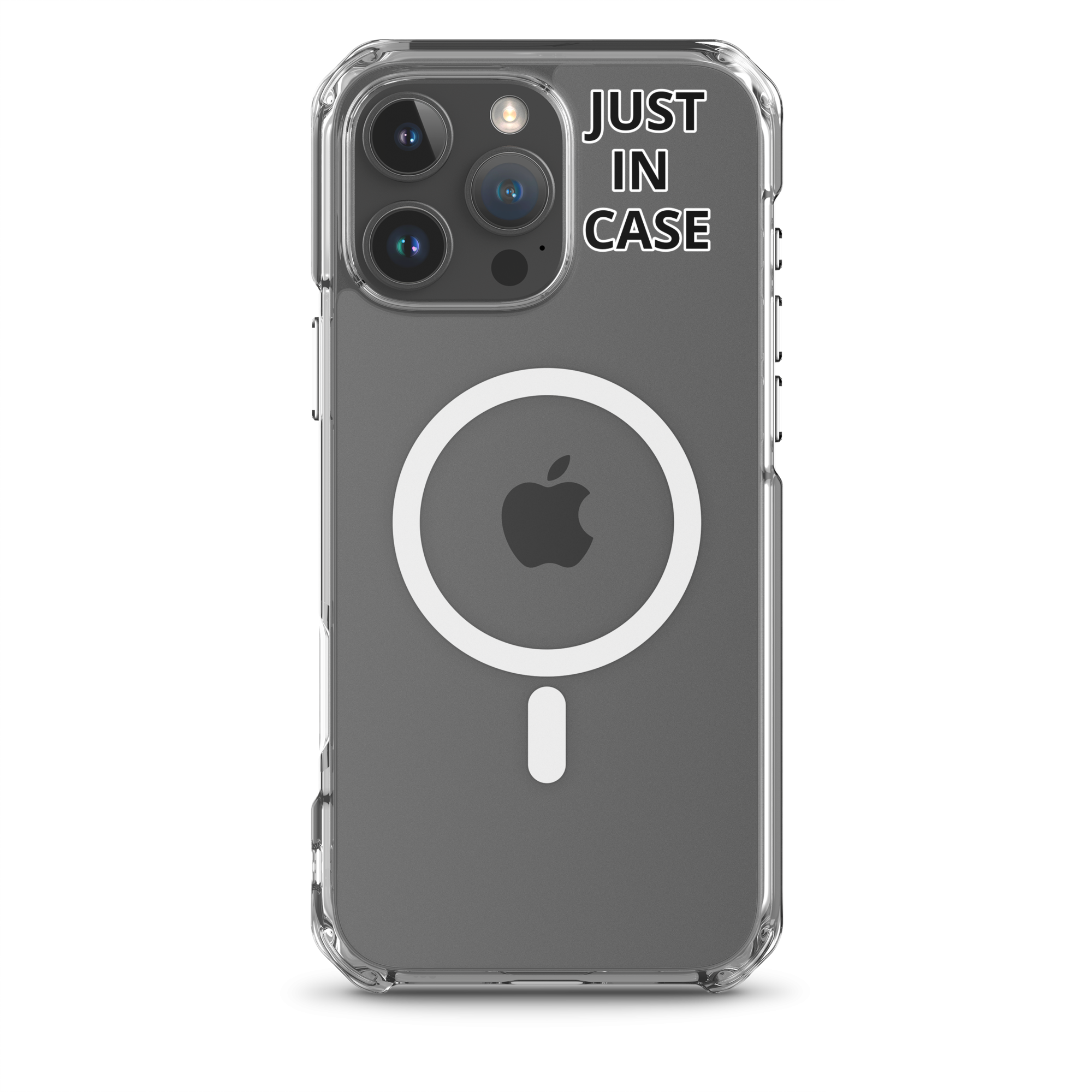 Just In Case clear MagSafe iPhone case by Robin Gnarly — view 10