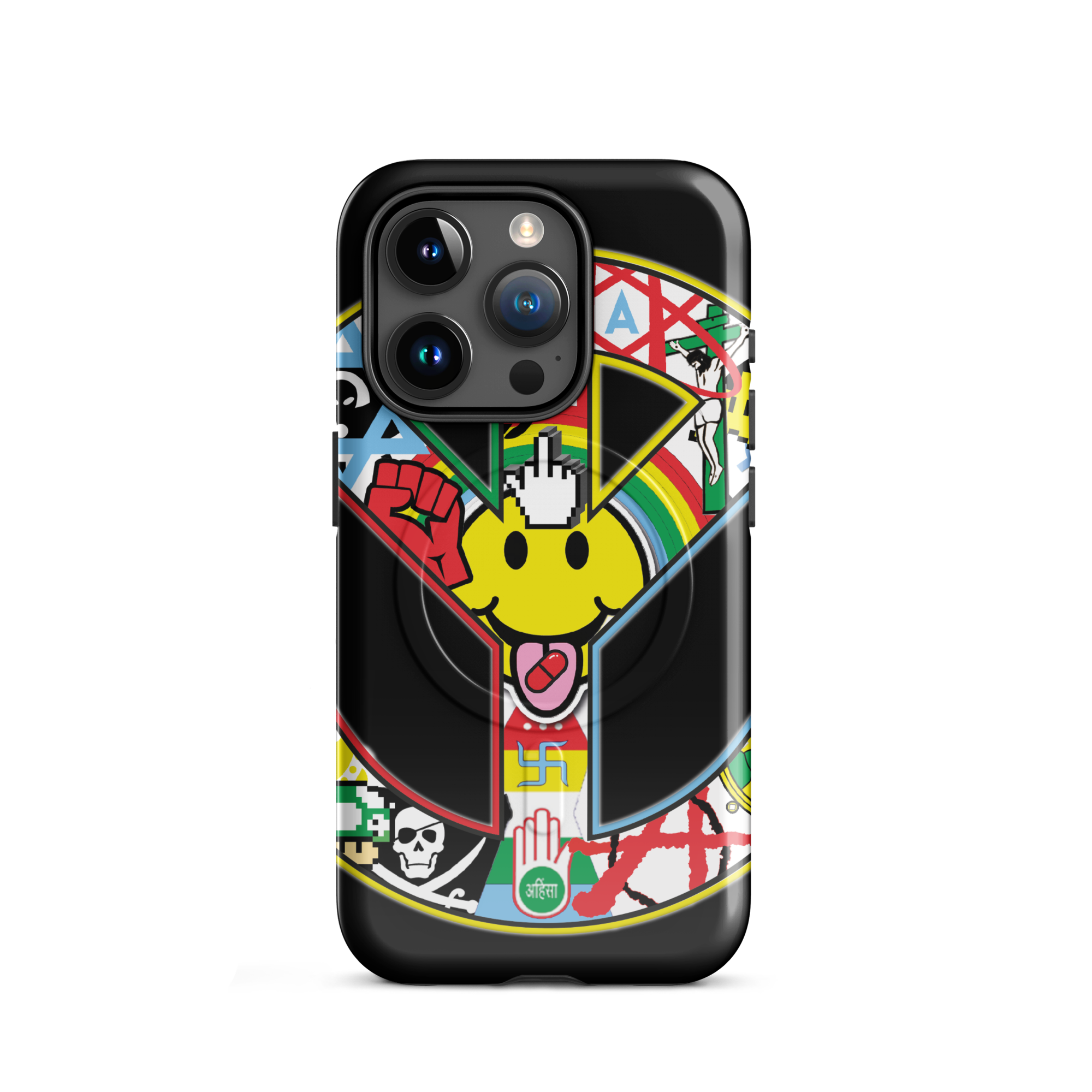 Holy Chaos tough MagSafe iPhone case by Robin Gnarly — view 7