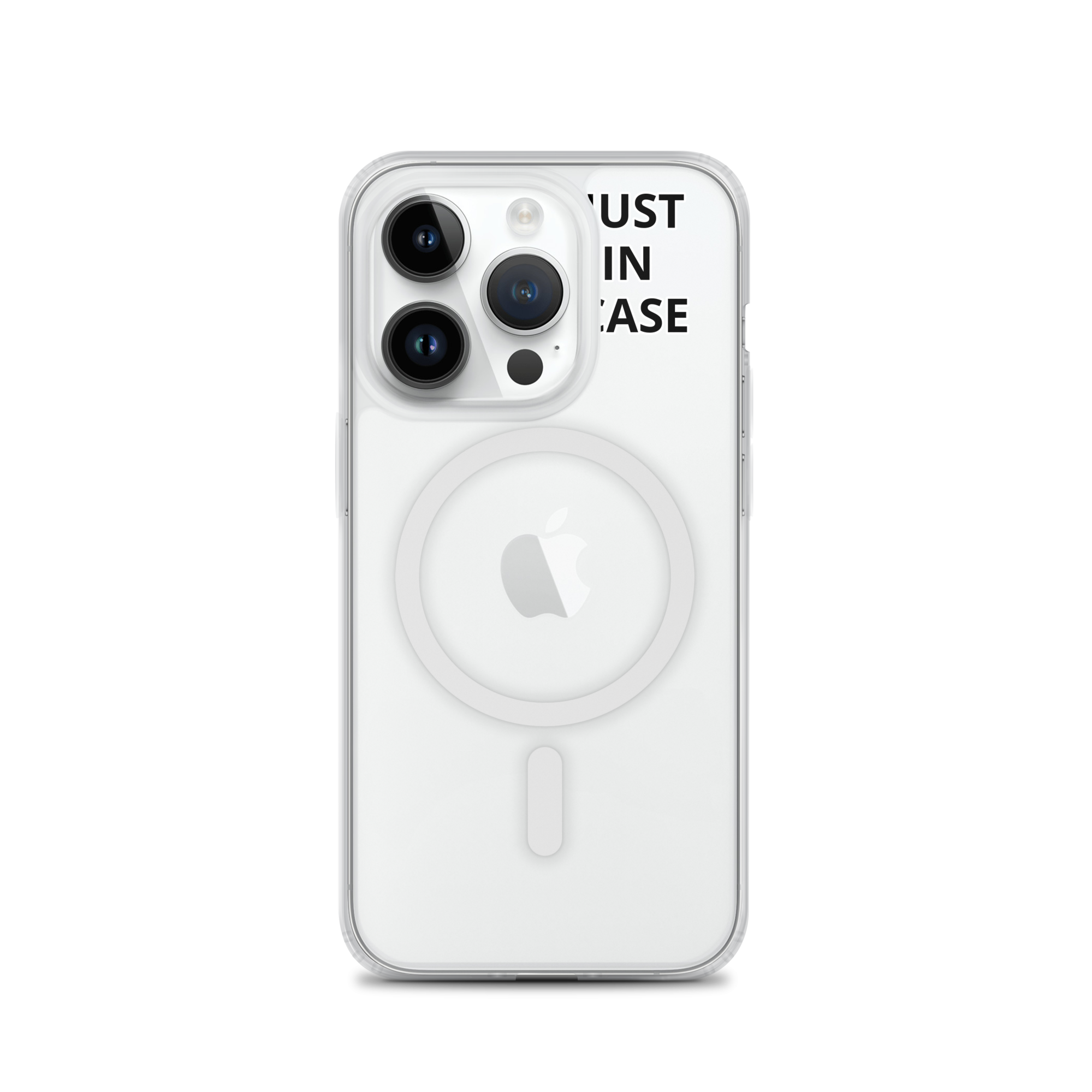 Just In Case clear MagSafe iPhone case by Robin Gnarly — view 3