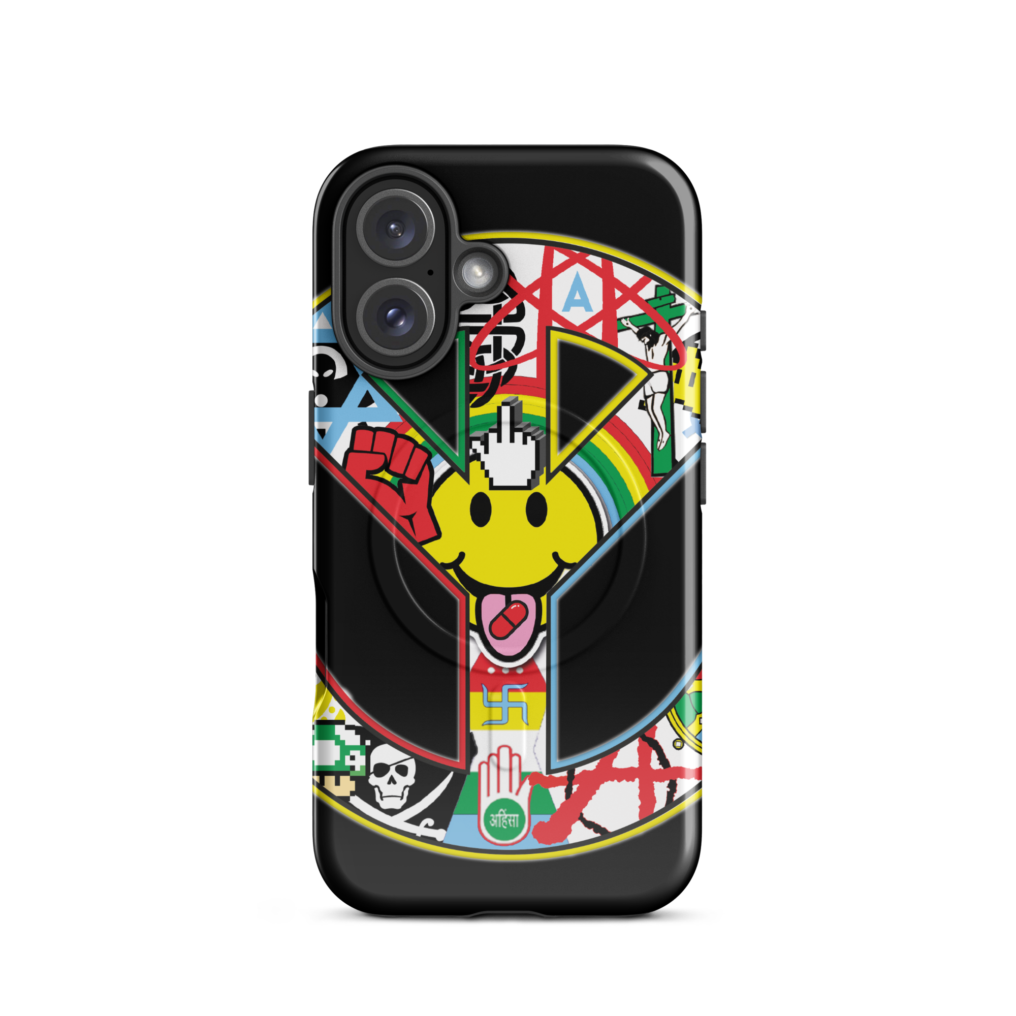 Holy Chaos tough MagSafe iPhone case by Robin Gnarly — view 9