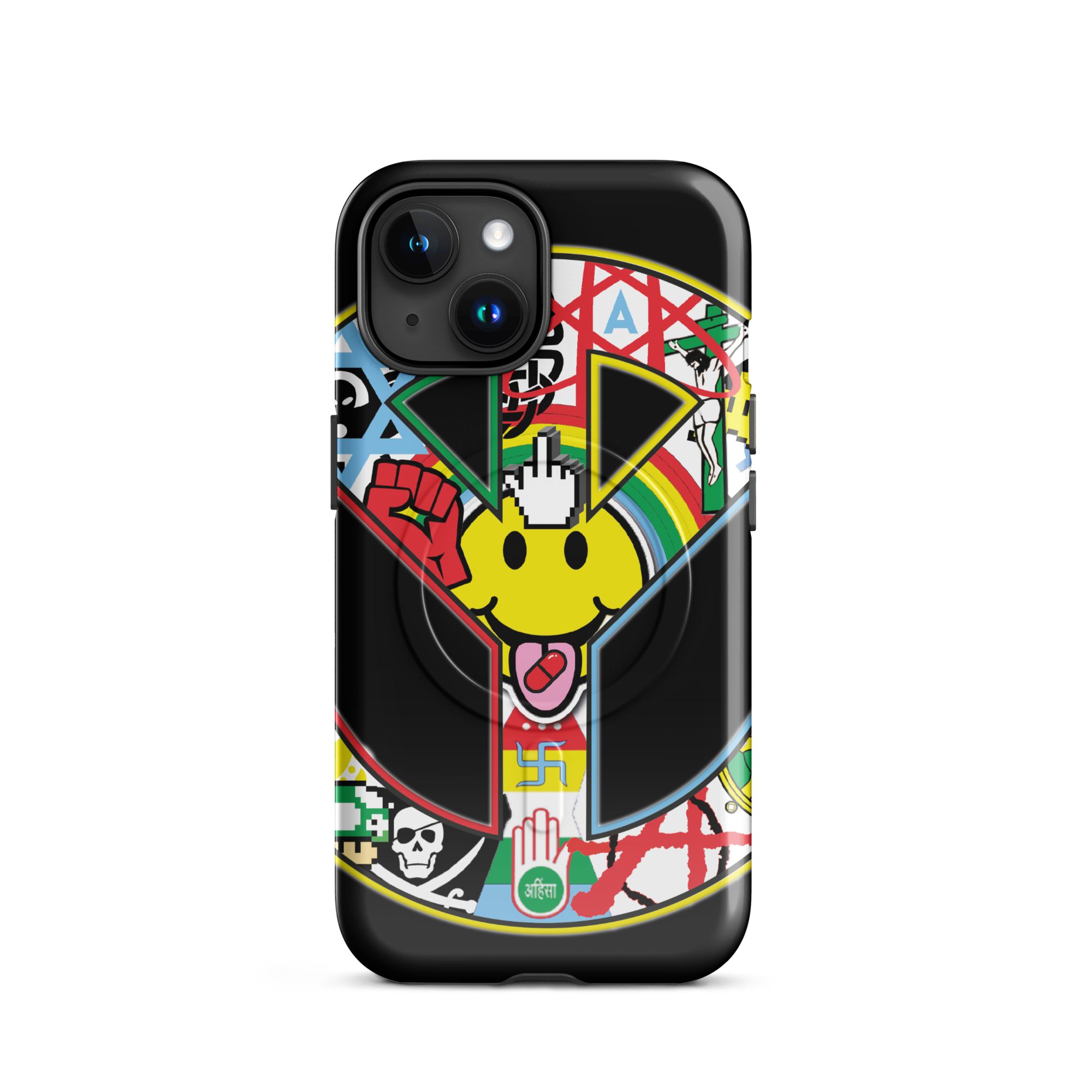 Holy Chaos tough MagSafe iPhone case by Robin Gnarly — view 5