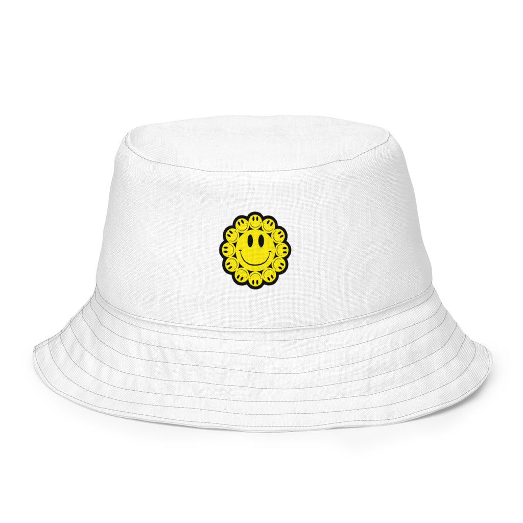 DEJAVOODOO reversible bucket hat by Robin Gnarly — reversed, front