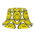 DEJAVOODOO reversible bucket hat by Robin Gnarly — print side, front