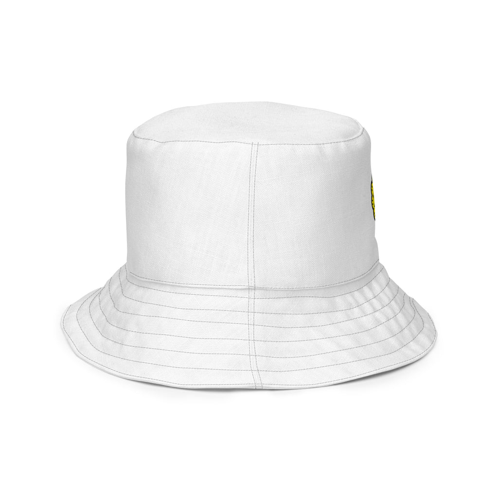 DEJAVOODOO reversible bucket hat by Robin Gnarly — reversed, right