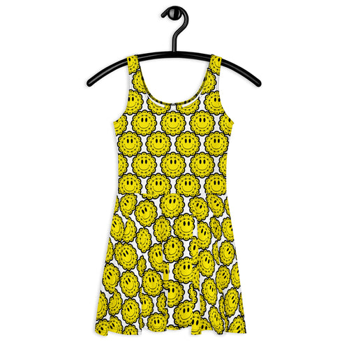 DEJAVOODOO allover skater dress by Robin Gnarly — front