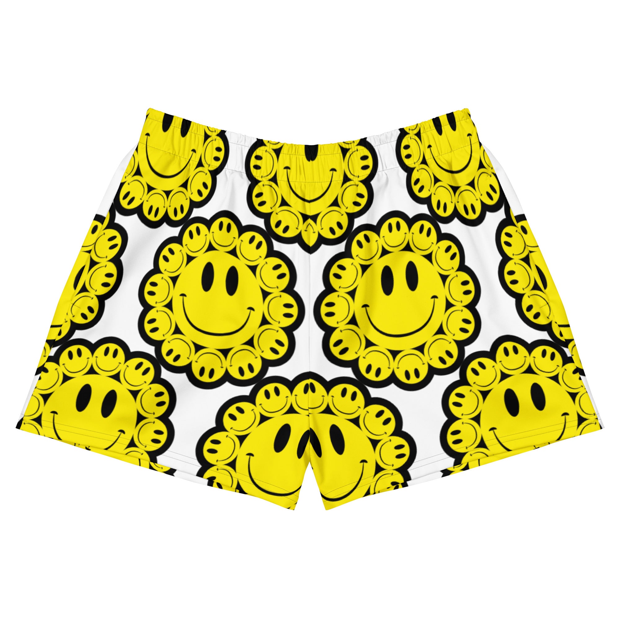 DEJAVOODOO allover athletic shorts by Robin Gnarly — front