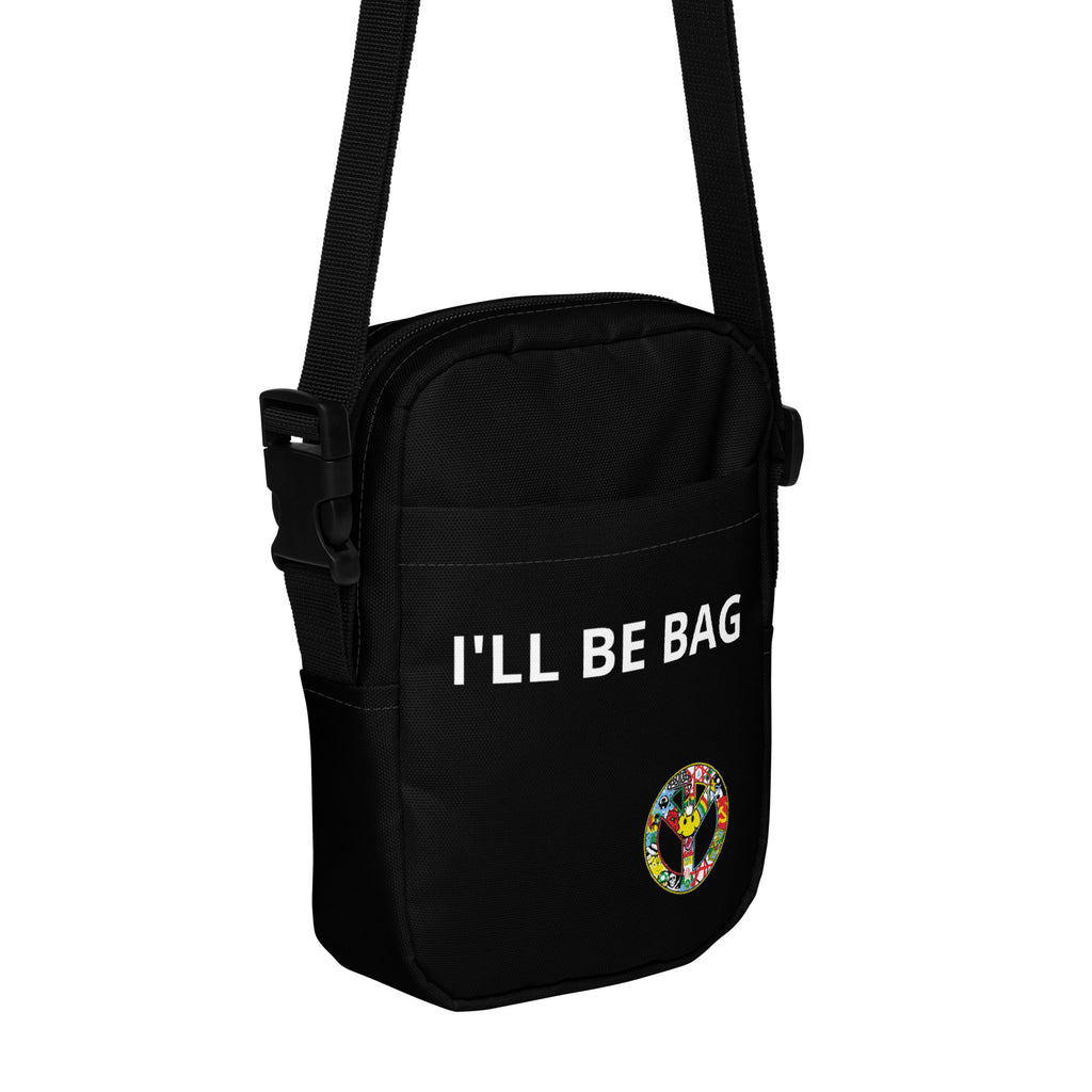 Holy Chaos I'll Be Bag crossbody by Robin Gnarly — front