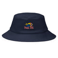 Vuil Uil bucket hat by Robin Gnarly — navy, front