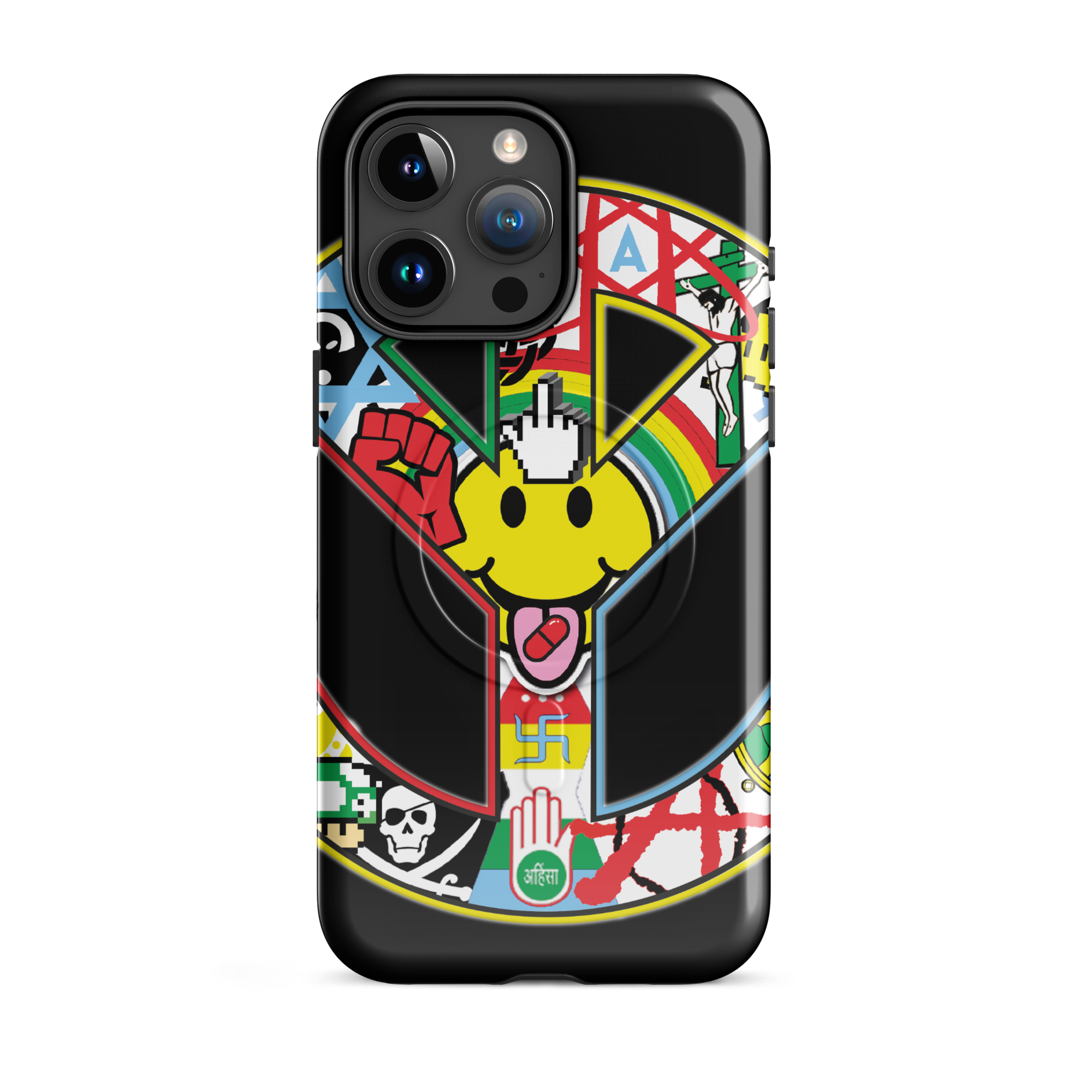 Holy Chaos tough MagSafe iPhone case by Robin Gnarly — view 8