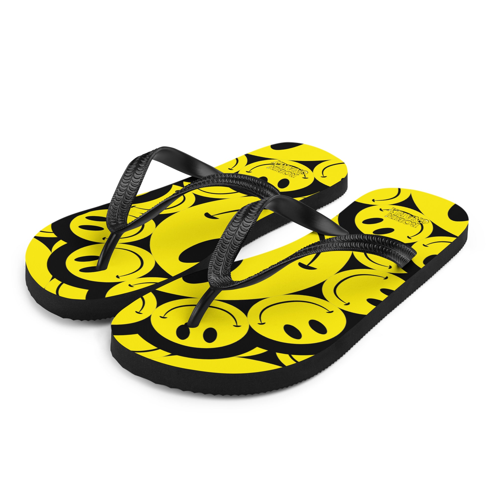 DEJAVOODOO flip-flops by Robin Gnarly — front left