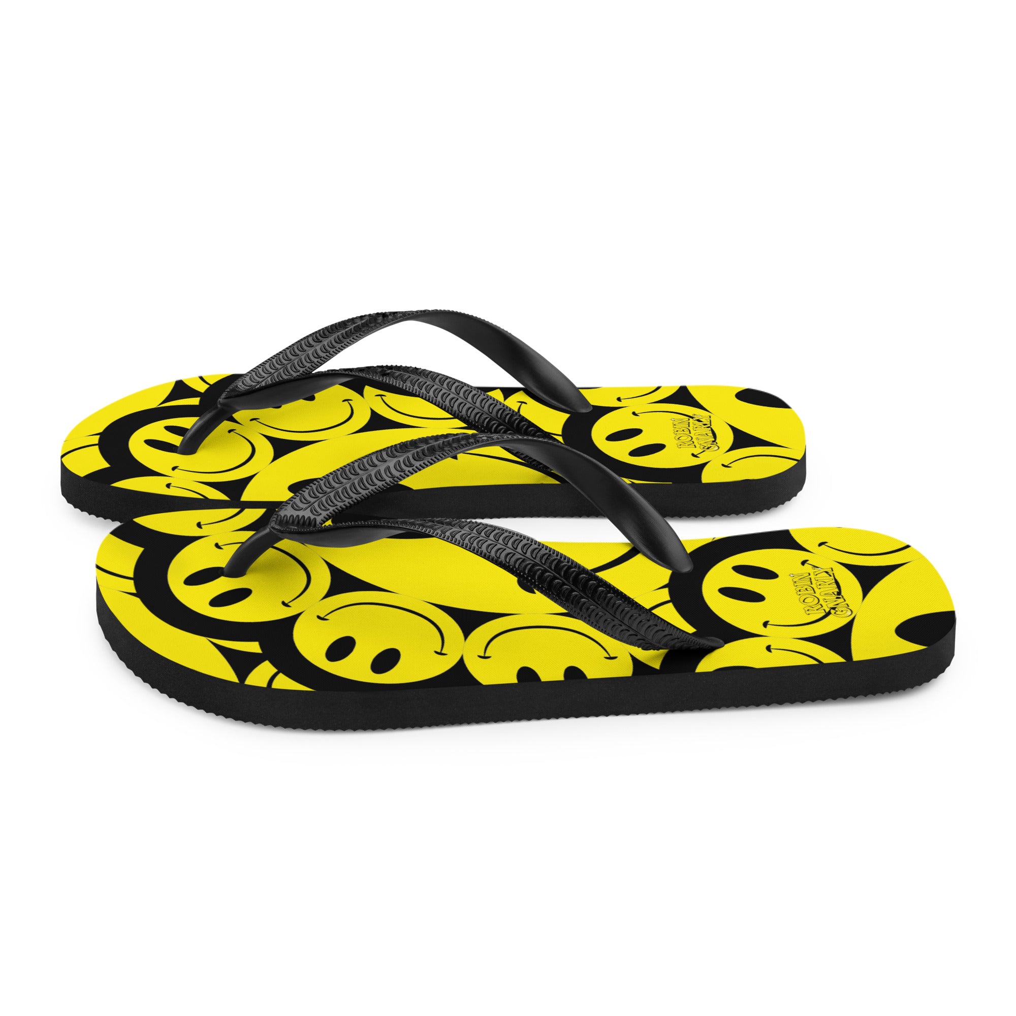 DEJAVOODOO flip-flops by Robin Gnarly — left
