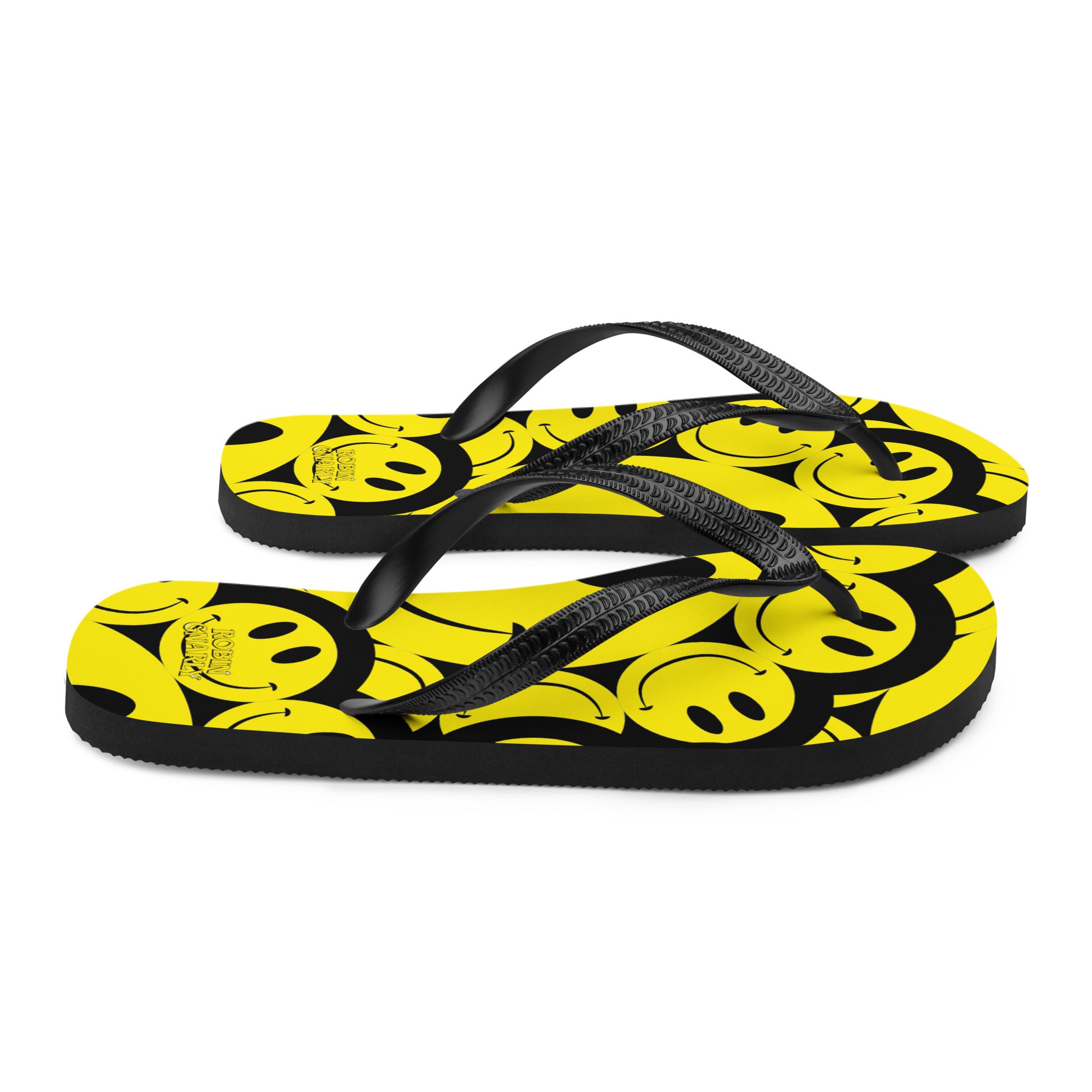DEJAVOODOO flip-flops by Robin Gnarly — right