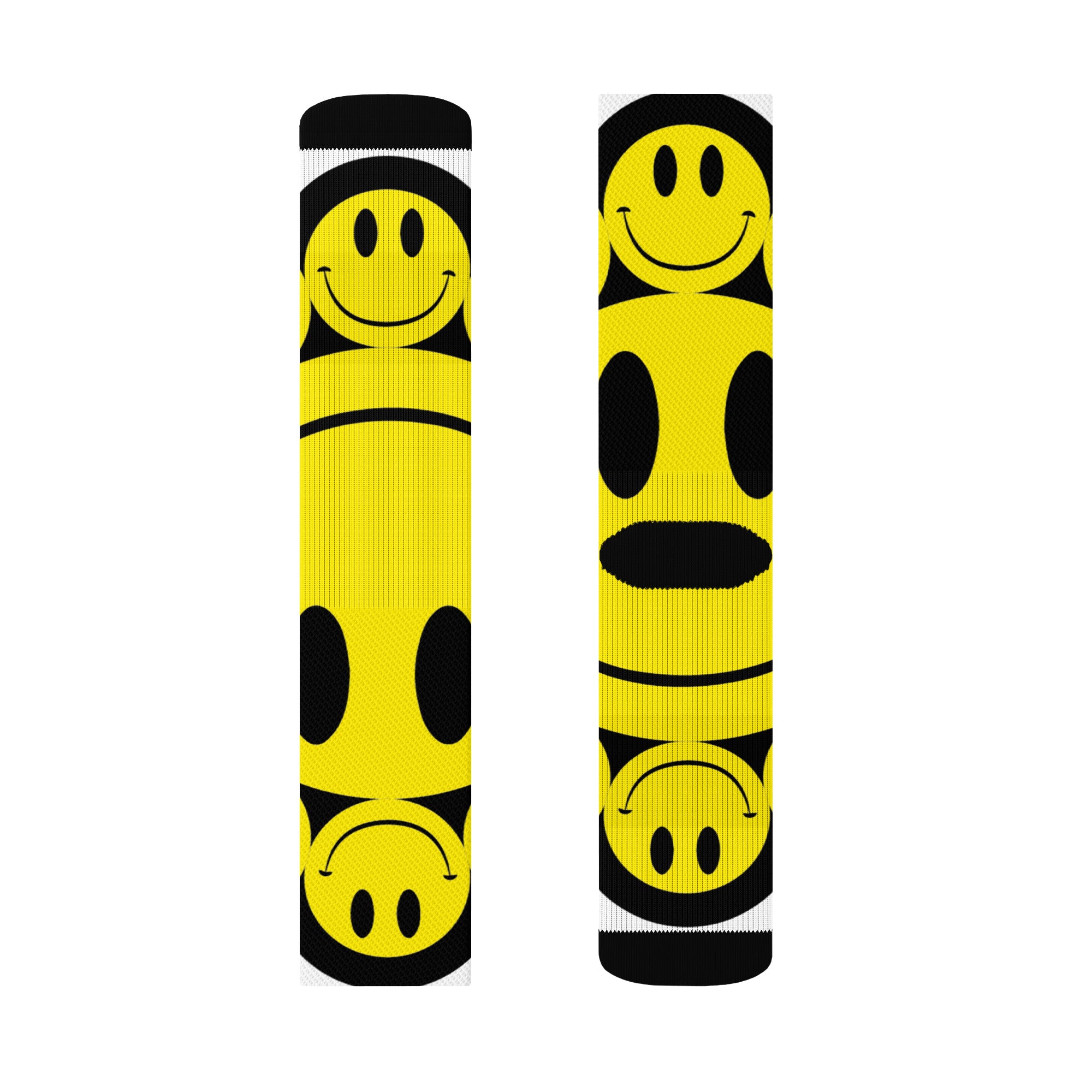 DEJAVOODOO crew socks by Robin Gnarly — right sock