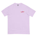 Gnarly Dragon heavyweight tee by Robin Gnarly — orchid, front