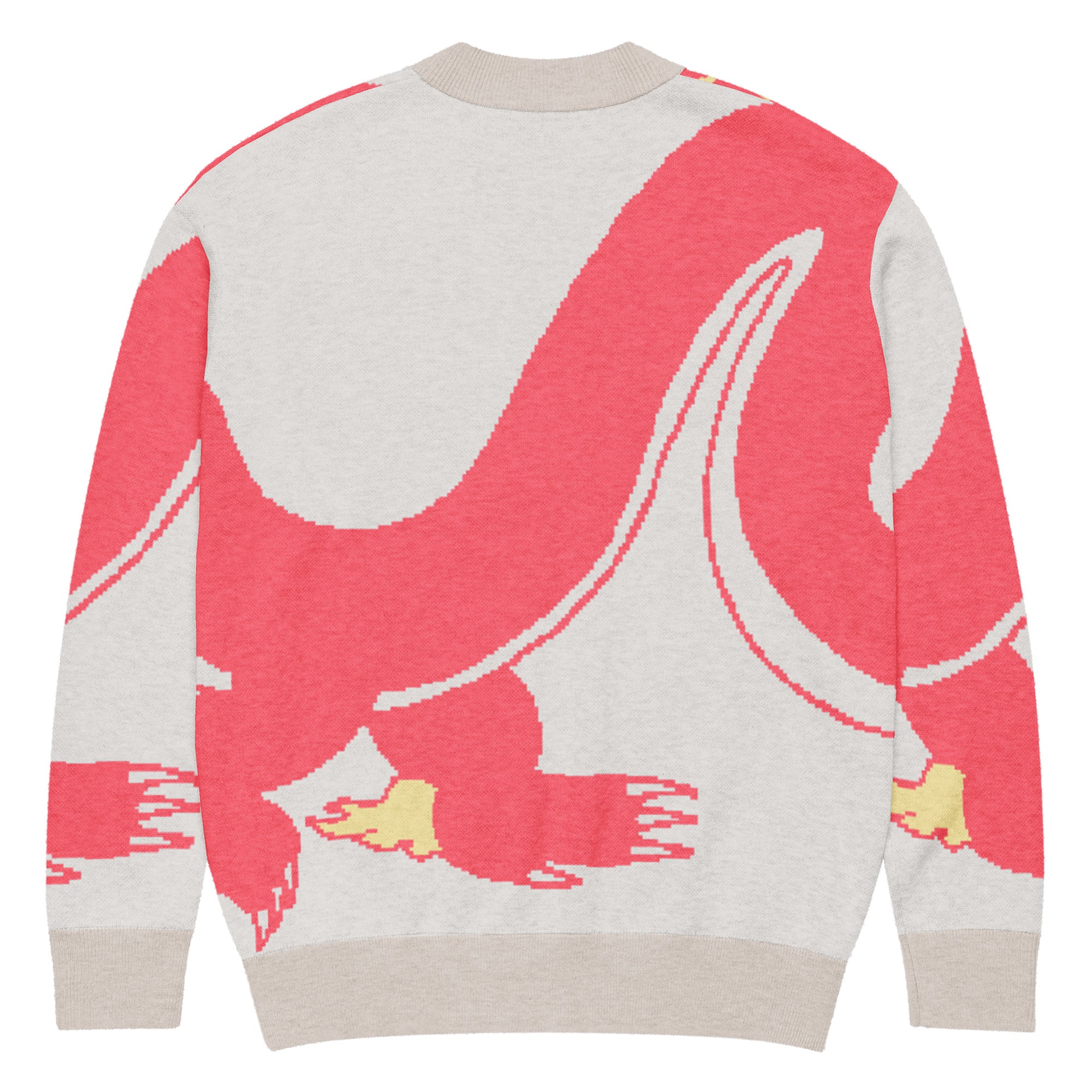 Gnarly Dragon knitted cardigan by Robin Gnarly — back, size M